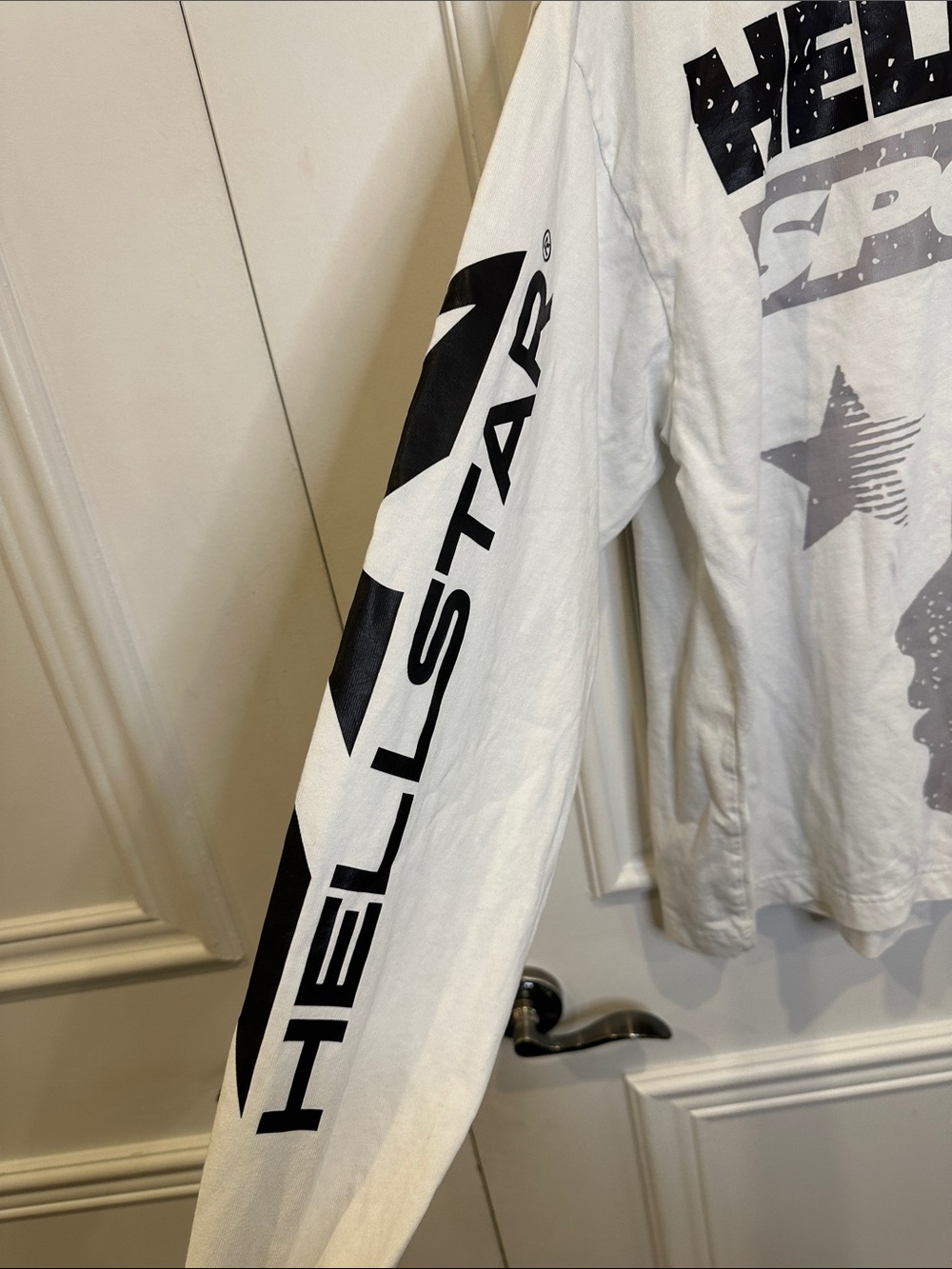 Hellstar White Graphic Crewneck long sleeve tea - Men - Picture 4 of 6